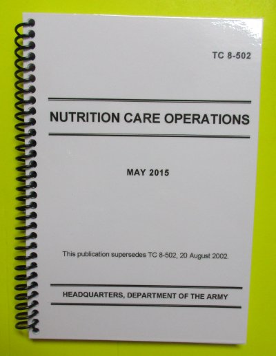 TC 8-502 Nutrition Care Operations - 2015 - Mini size - Click Image to Close